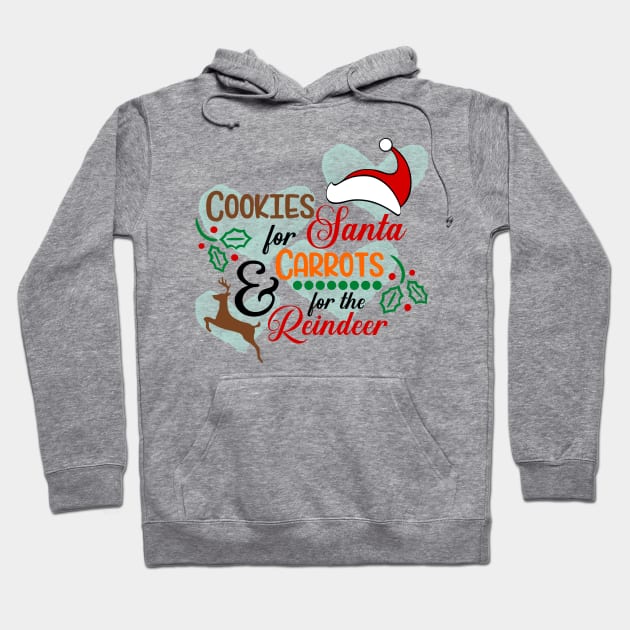 Cookies for Santa Hoodie by By Diane Maclaine